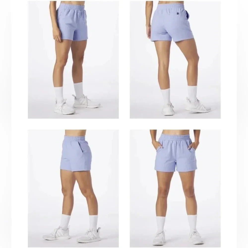 Glyder Vintage Oversized Sweat Short, Color Lilac Size 2X